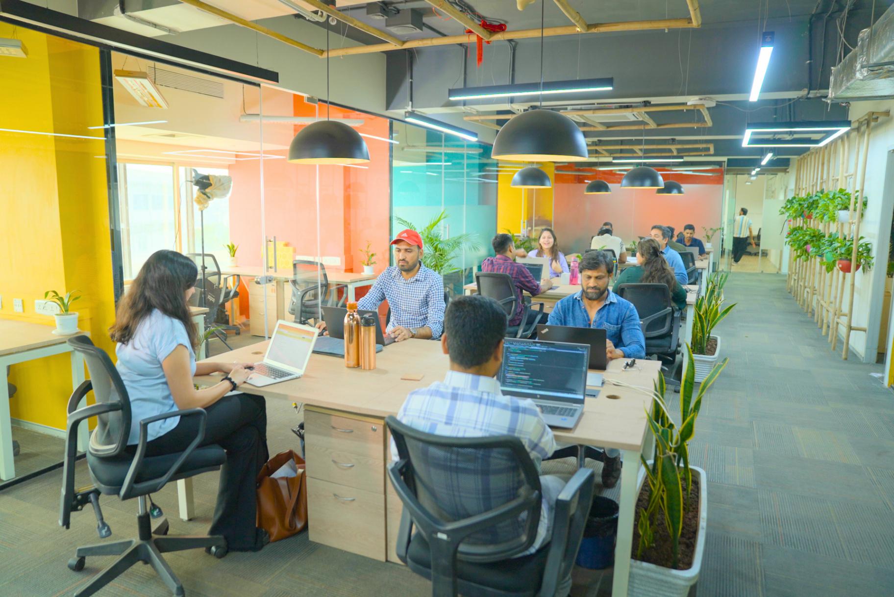 Our modern open-plan office workspace
